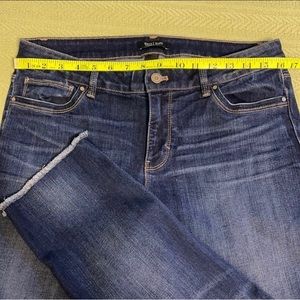 WHBM slim crop denim